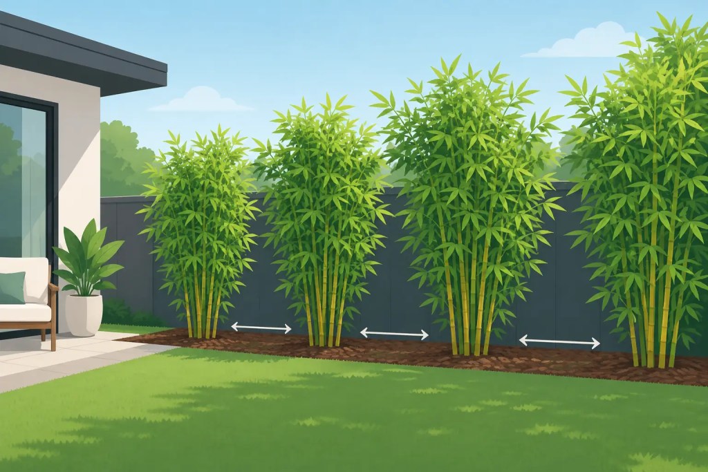 Bamboo Hedge Planting Spacing That Builds Privacy