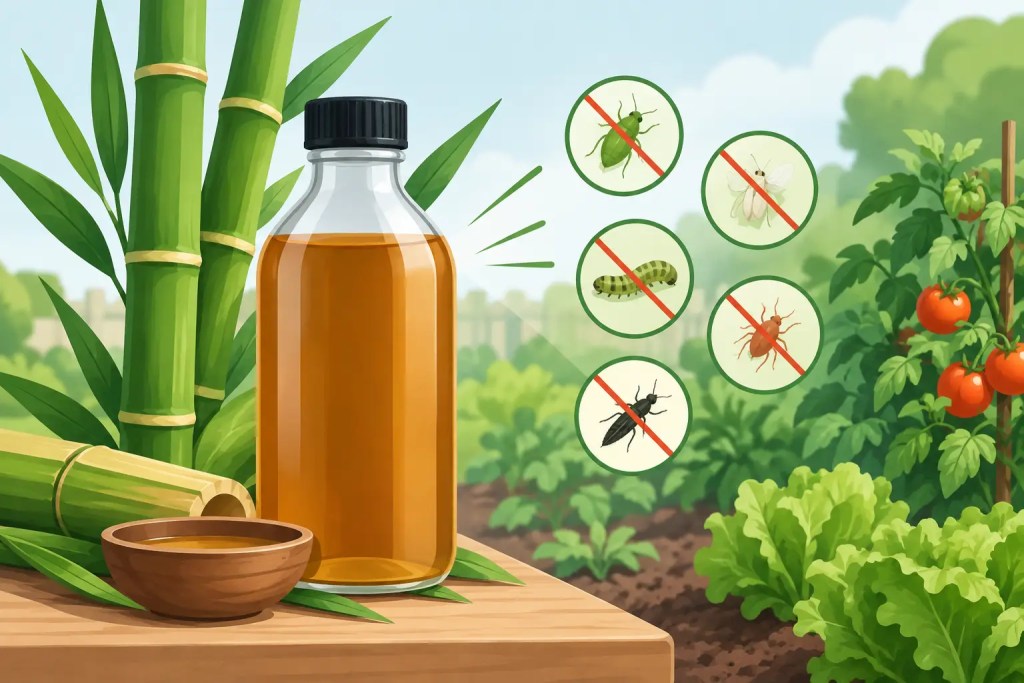 Bamboo Vinegar Pest Control That Works in Gardens